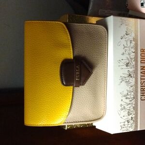 Furla leather cosmetic bag